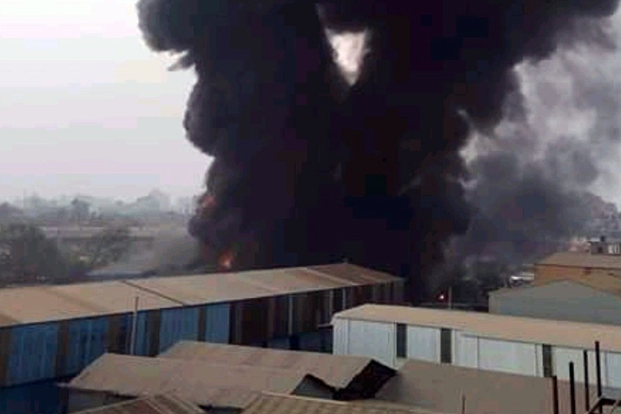 A fire broke out at the Prime Plastic factory at Hijaltola area in Keraniganj on December 11.