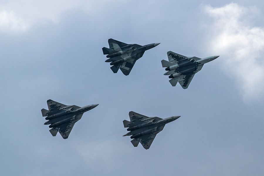 Pilot survives after Russia's newest Su-57 fighter crashes
