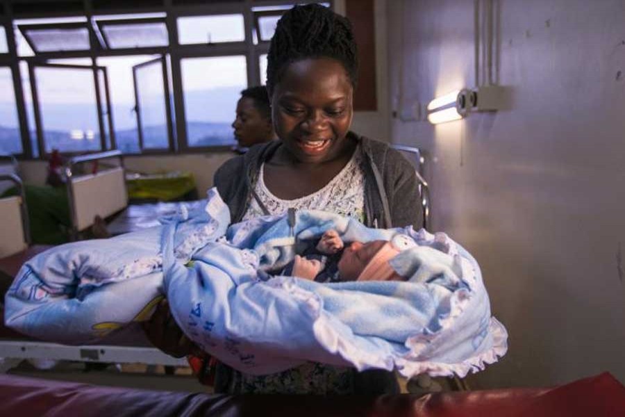 3,916 babies born on New Year's Day in Uganda