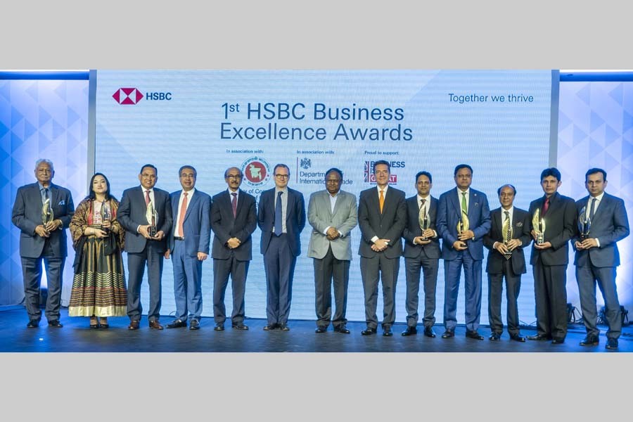 Eight organisations recognised at ‘1ST HSBC Business Excellence Awards’