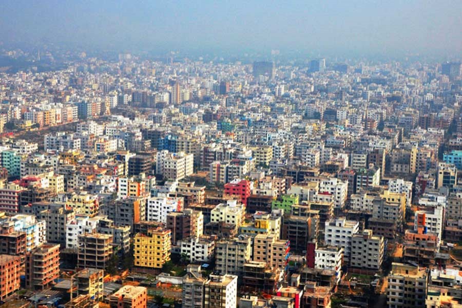 File photo of Dhaka city. (Collected)