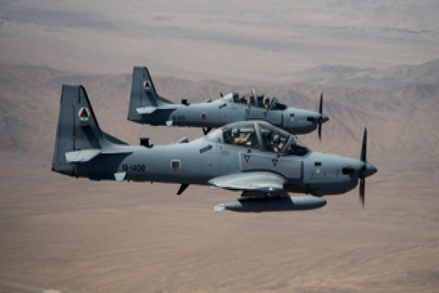 16 militants killed in Afghan airstrikes