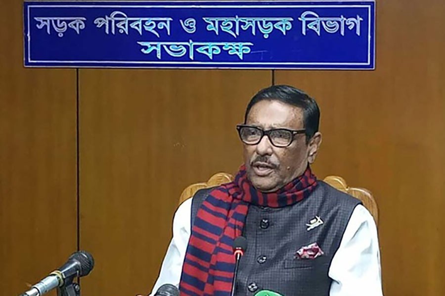 Criminals may cause problems on voting day: Obaidul Quader