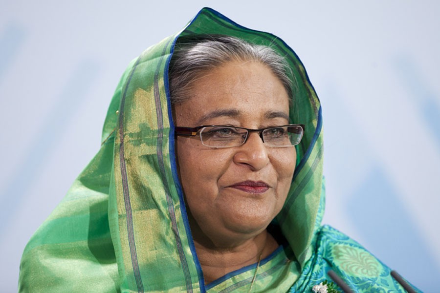 Prime Minister Sheikh Hasina                    -File photo