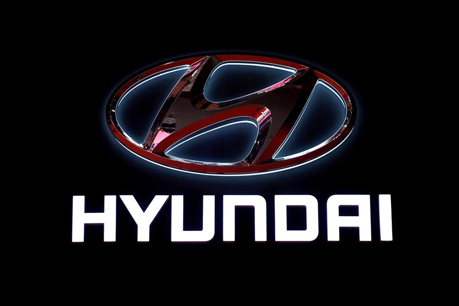 The logo of Hyundai Motor is pictured at the second media day for the Shanghai auto show in Shanghai, China on April 17, 2019 — Reuters/Files