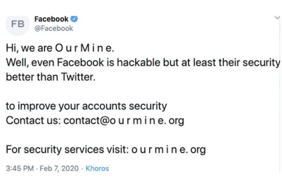 Facebook’s Twitter, Instagram accounts hacked