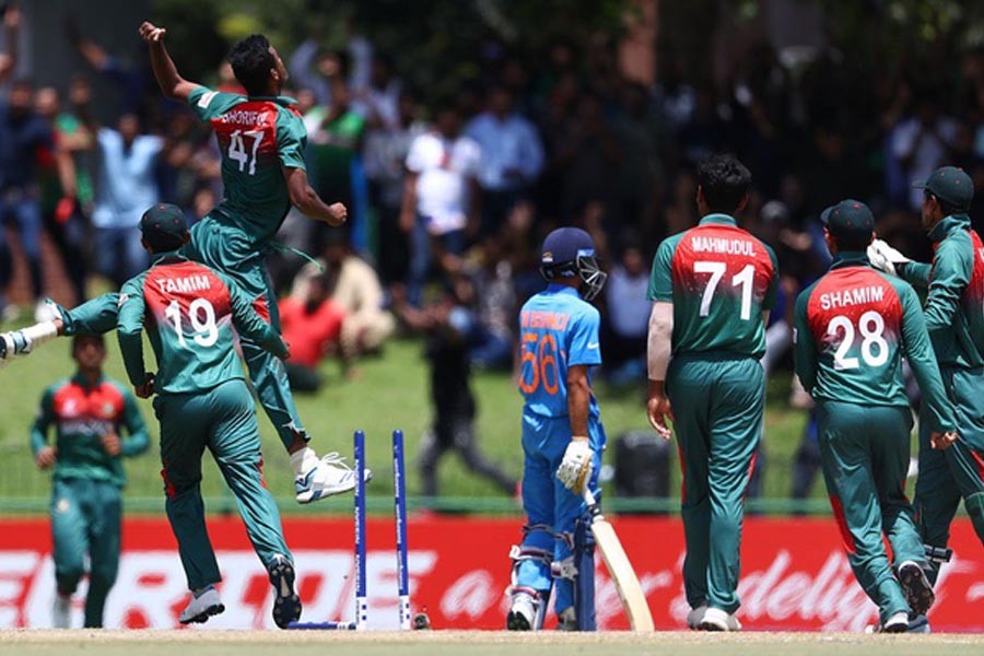 U-19 WC Final: Bangladesh restricts India to 177