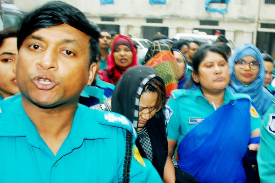 Papia, Sumon on 15-day remand in three cases