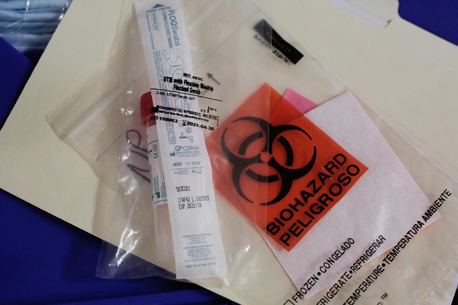 A swab to be used for testing novel coronavirus -Reuters photo