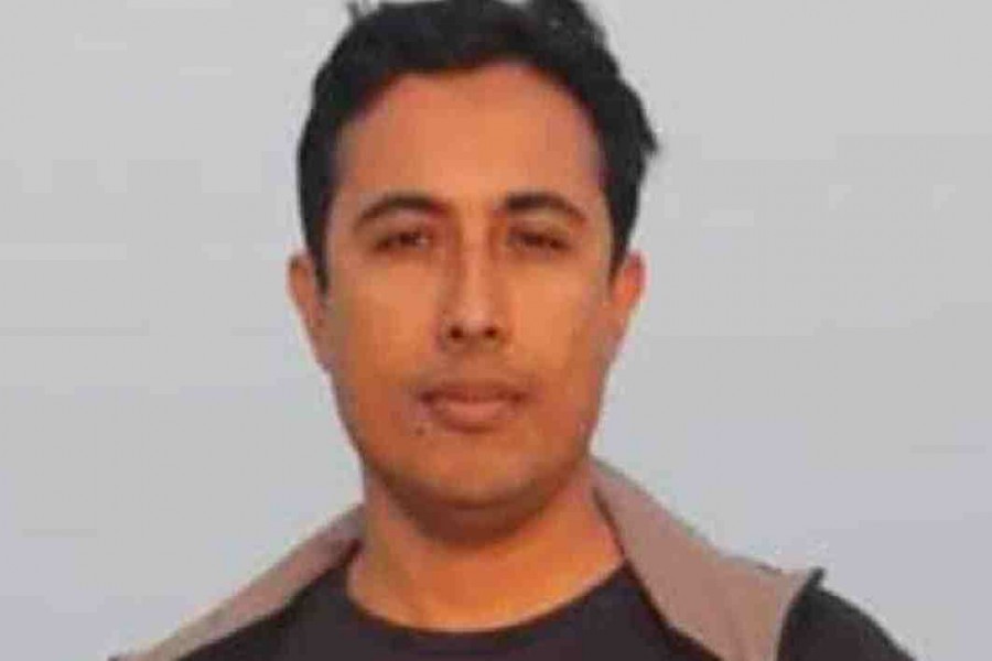 Ariful Islam Rigan,district correspondent of online news portal Bangla Tribune. File Photo/ UNB