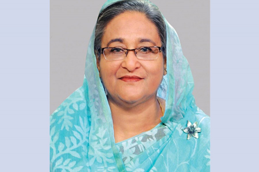 Prime minister Sheikh Hasina. — BSS/Files