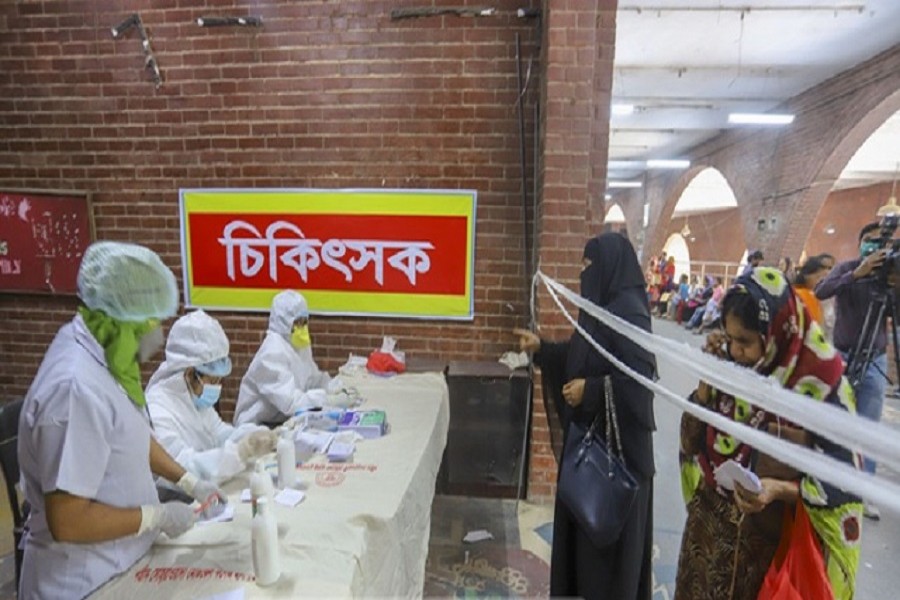 A view of Shaheed Suhrawardy Medical College & Hospital in the capital Dhaka. — bdnews24.com