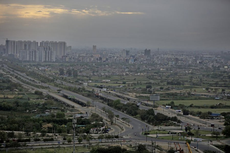 Roads are seen deserted during a lockdown in Greater Noida, a suburb of New Delhi in India on Thursday. –AP Photo