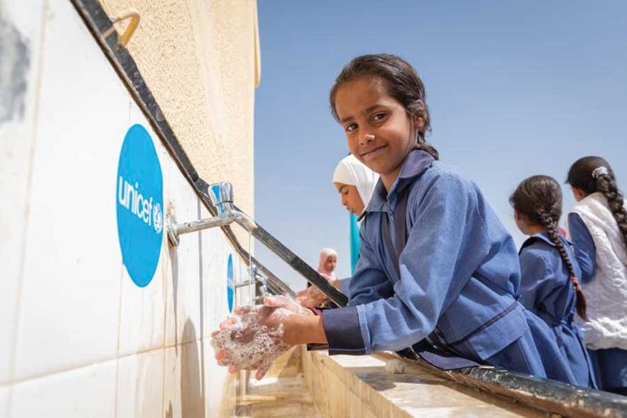 A global approach is the only way to fight COVID-19, the UN says as it launches humanitarian response plan 	—Credit: UNICEF