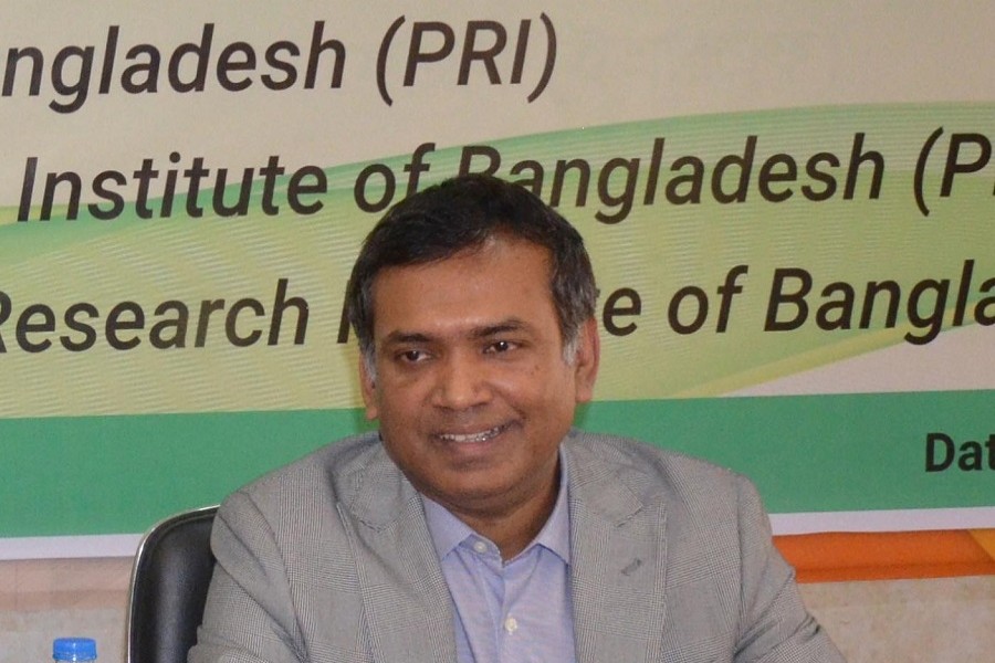 Dr M A Razzaque, research director of Policy Research Institute of Bangladesh (PRI), is seen in the image. — FE Photo