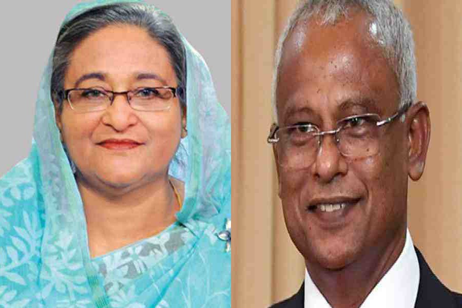 Maldives President thanks Hasina for sending relief
