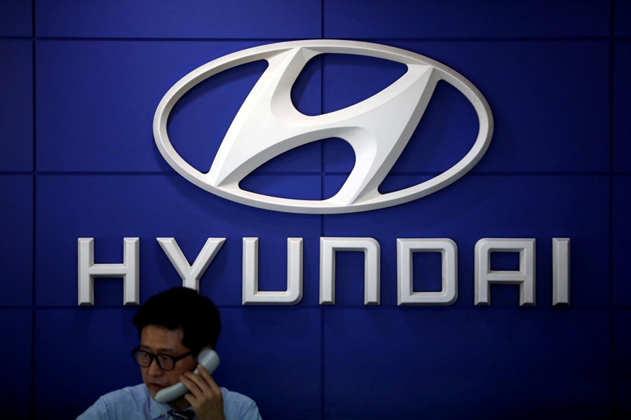 The logo of Hyundai Motor is seen at its dealership in Seoul, South Korea on April 26, 2017 — Reuters/Files