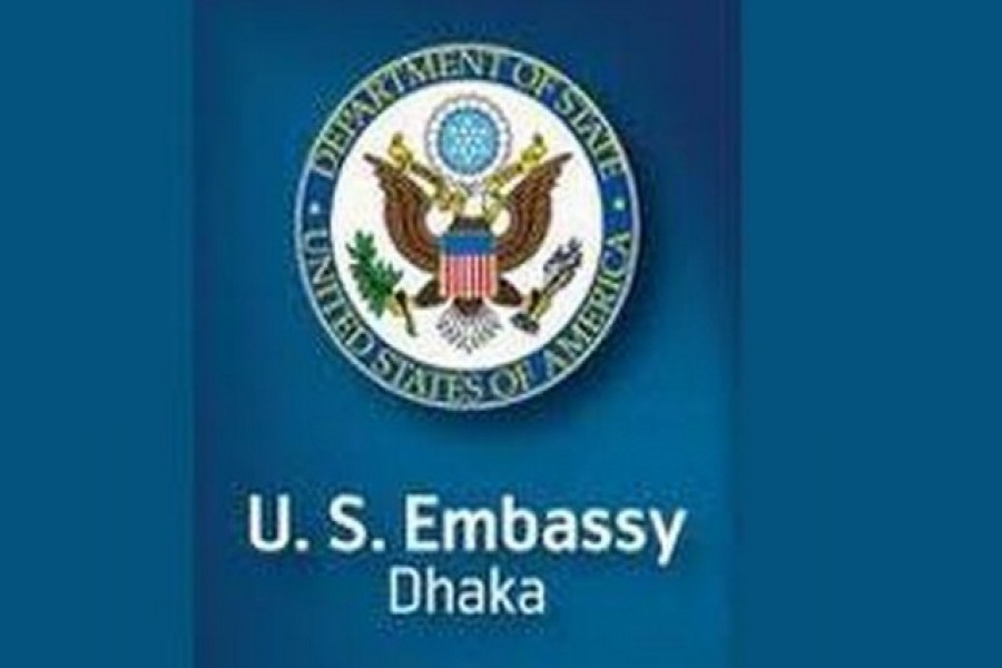US embassy in Dhaka invites its citizens for virtual meeting on Monday
