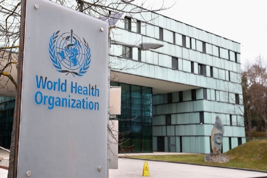 A logo is pictured outside a building of the World Health Organization (WHO) during an executive board meeting on an update on the coronavirus outbreak in Geneva, Switzerland, February 06, 2020. — Reuters/Files