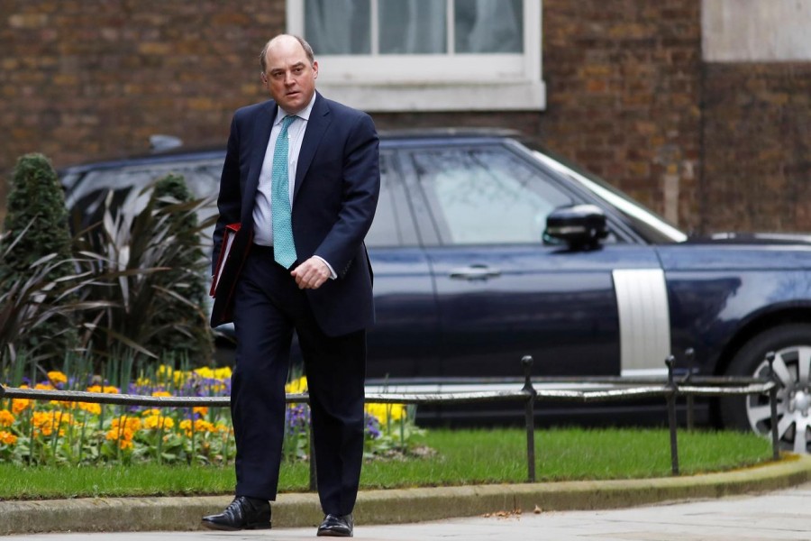 Britain's Defence Secretary Ben Wallace arrives for a weekly cabinet meeting at Downing Street in London, Britain March 11, 2020. REUTERS/Peter Nicholls