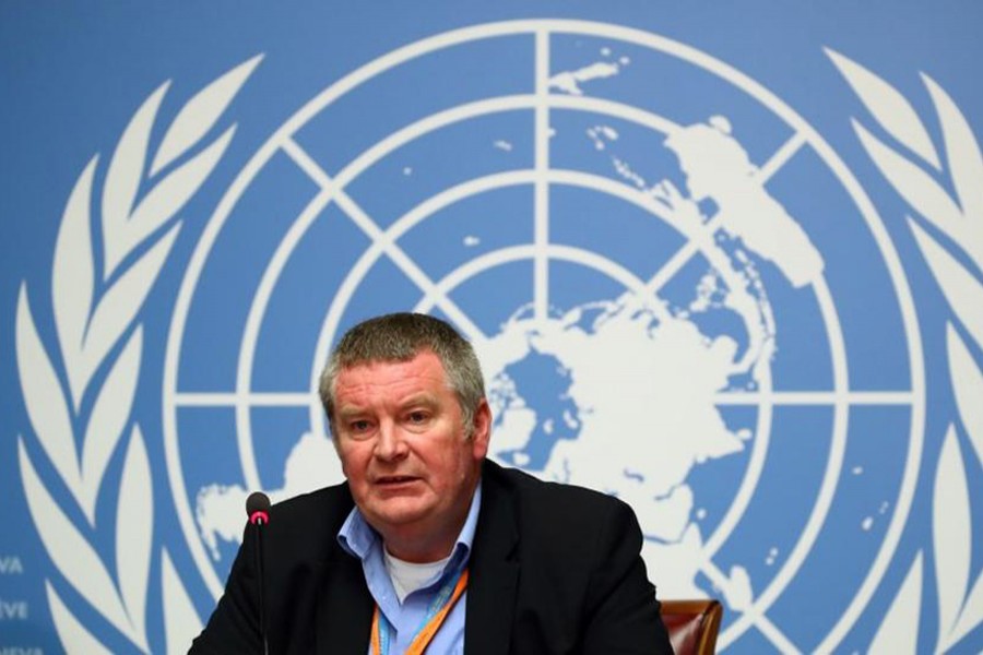 Mike Ryan, Executive Director of the World Health Organization (WHO) attends a news conference at the United Nations in Geneva, Switzerland on May 3, 2019 — Reuters/Files