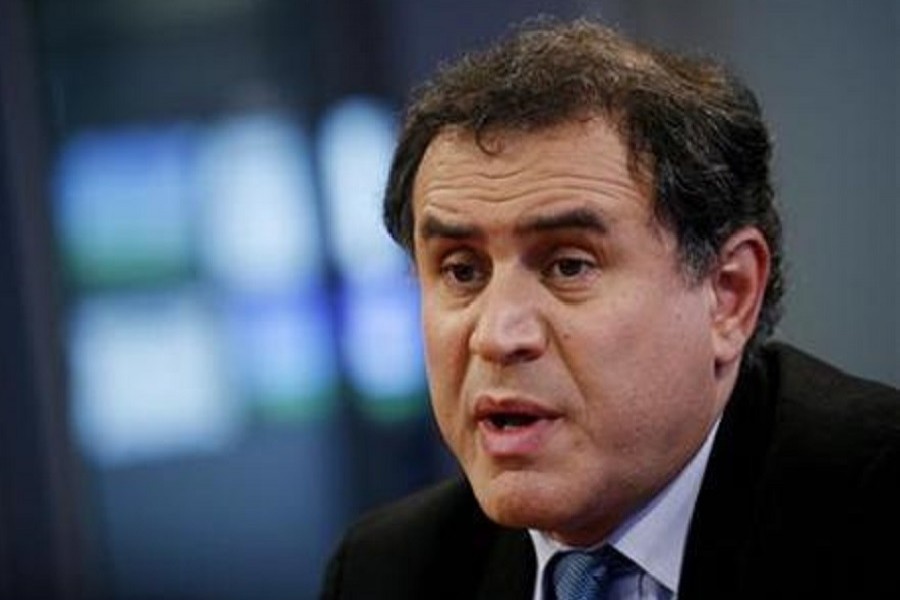 Nouriel Roubini, RGE Monitor Chairman, speaks at the Reuters 2009 Investment Outlook Summit in New York in this June 16, 2009 file photo. — Reuters