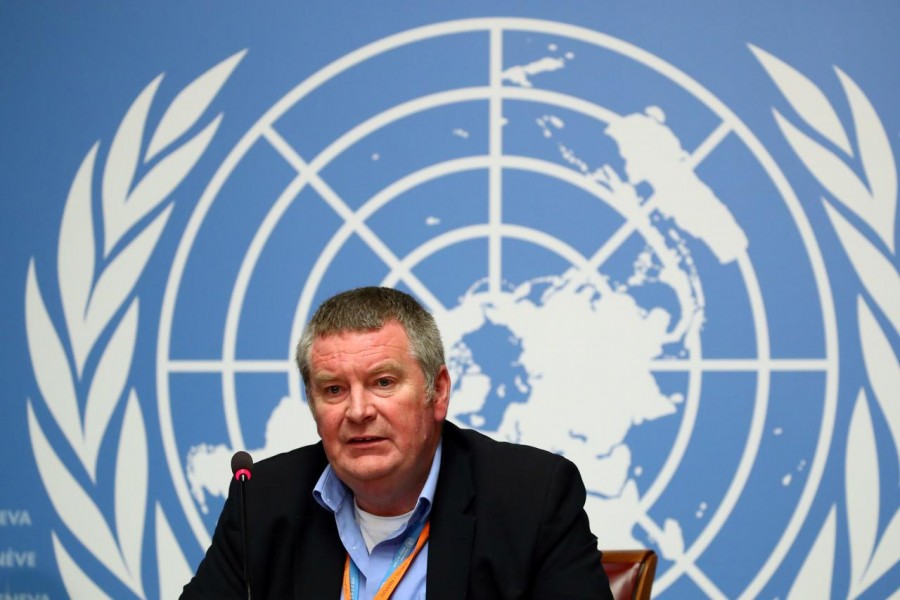 Mike Ryan, Executive Director of the World Health Organization (WHO), attends a news conference at the United Nations in Geneva, Switzerland on May 3, 2019 — Reuters/Files