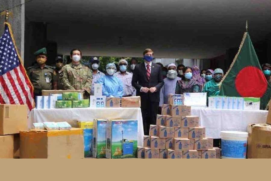 US provides more medical supplies to BD to fight coronavirus