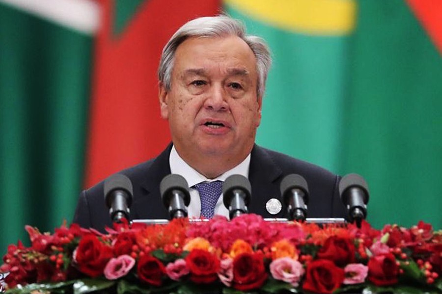 File photo of UN Secretary-General António Guterres. (Xinhua)