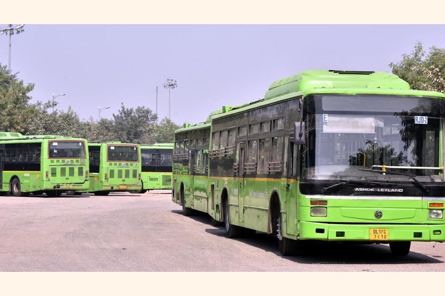 Introducing green bus in Dhaka   