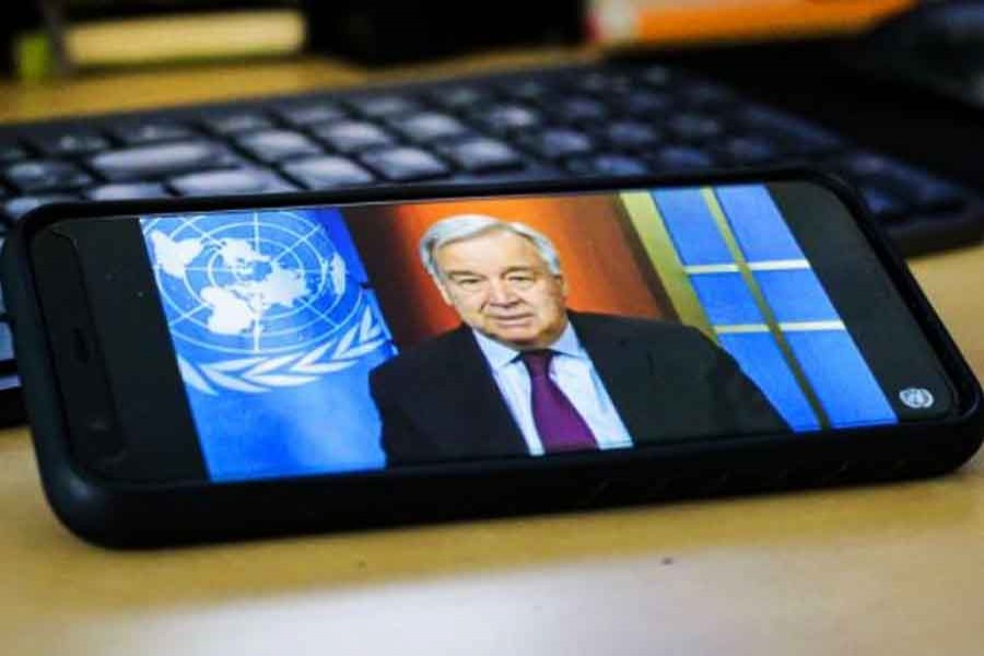 File photo of UN Secretary-General H.E. Antonio Guterres