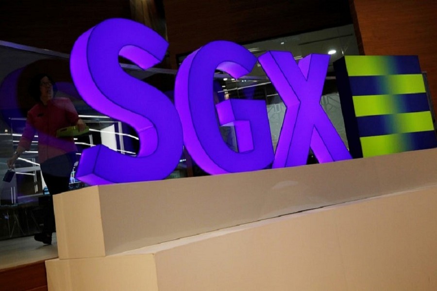 An SGX sign is pictured at Singapore Stock Exchange July 19, 2017 — Reuters/Files