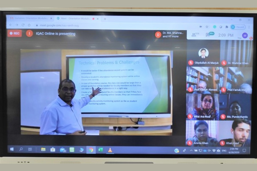 First-ever Online Orientation Workshop for faculty members held at IUB