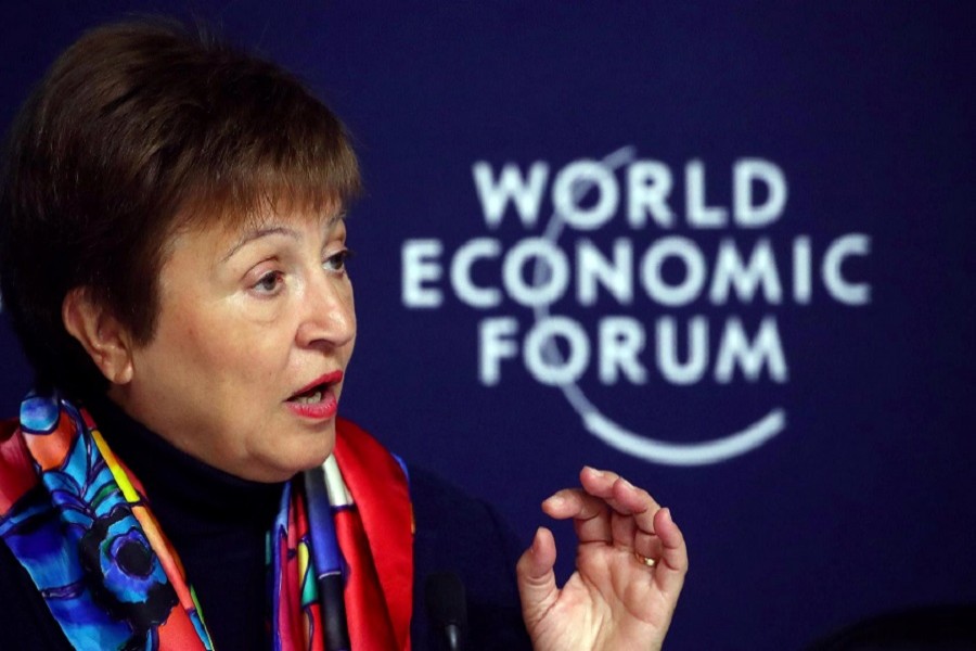 IMF Managing Director Kristalina Georgieva attends a news conference ahead of the World Economic Forum (WEF) in Davos, Switzerland, January 20, 2020 — Reuters/Files