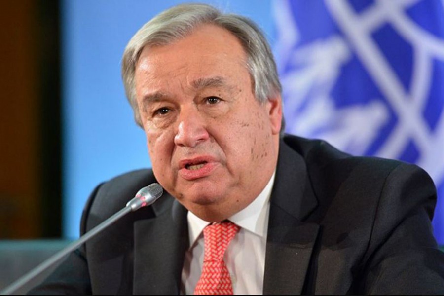 File photo of UN Secretary-General Antonio Guterres