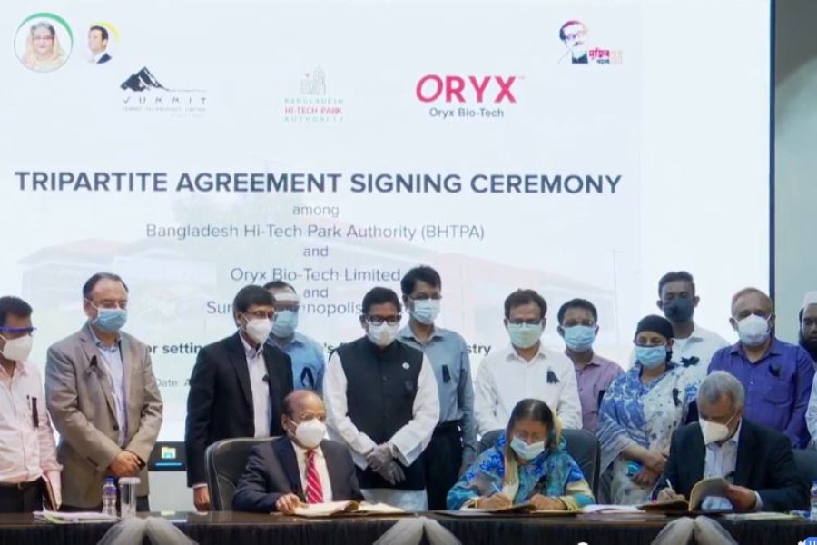 Tripartite deal signed to establish country’s first bio-tech industry