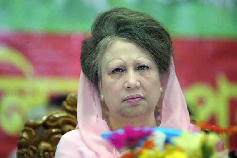 File photo shows BNP Chairperson Khaleda Zia