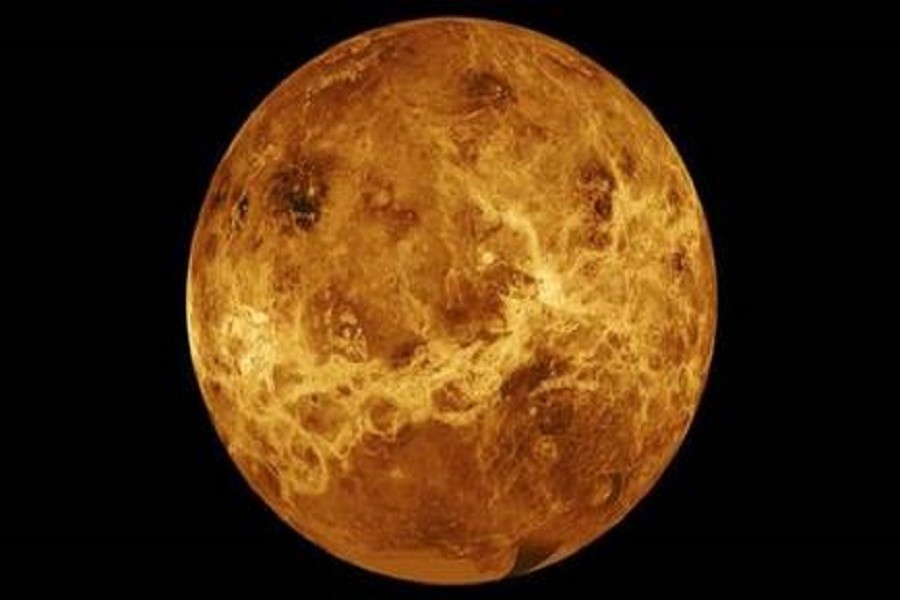 Data from NASA's Magellan spacecraft and Pioneer Venus Orbiter is used in an undated composite image of the planet Venus — NASA/JPL-Caltech/Handout via Reuters