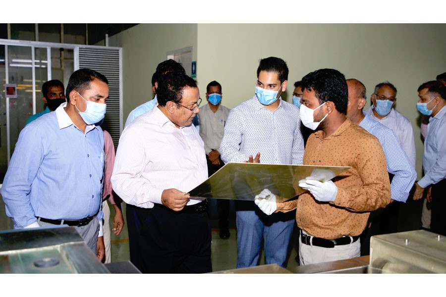 BTRC chairman visits Walton’s factory