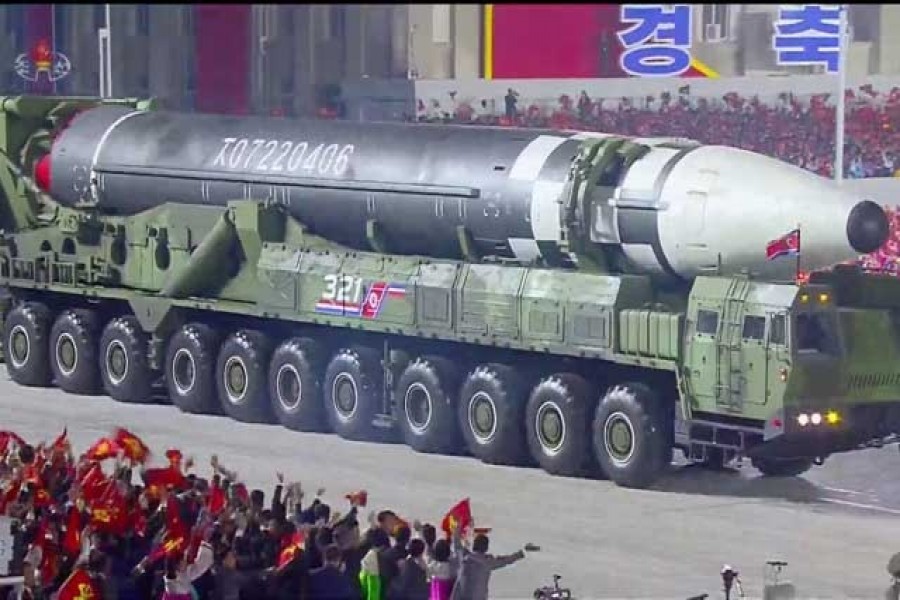 Analysts say North Korea’s new missile will be one of the largest road-mobile ICBMs in the world if it becomes operational. Photo: Martyn Williams/Twitter