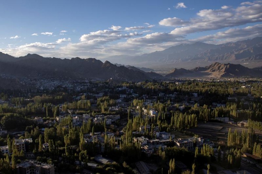 A general view of Leh, in the Ladakh region, September 17, 2020 — Reuters/Files
