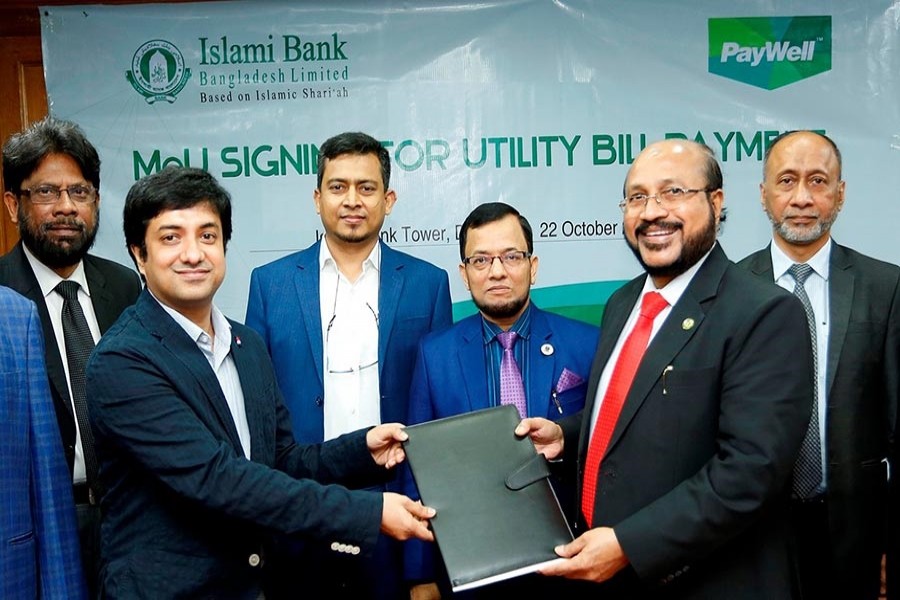 IBBL signs MoU with CloudWell Limited on utility bill payment
