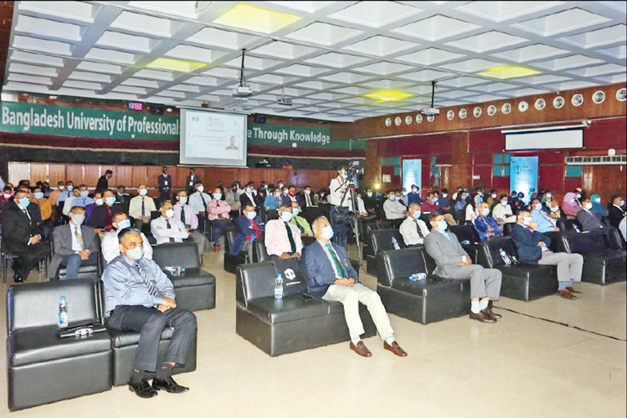 A partial view of the opening ceremony of career festival arranged by BUP Career Club