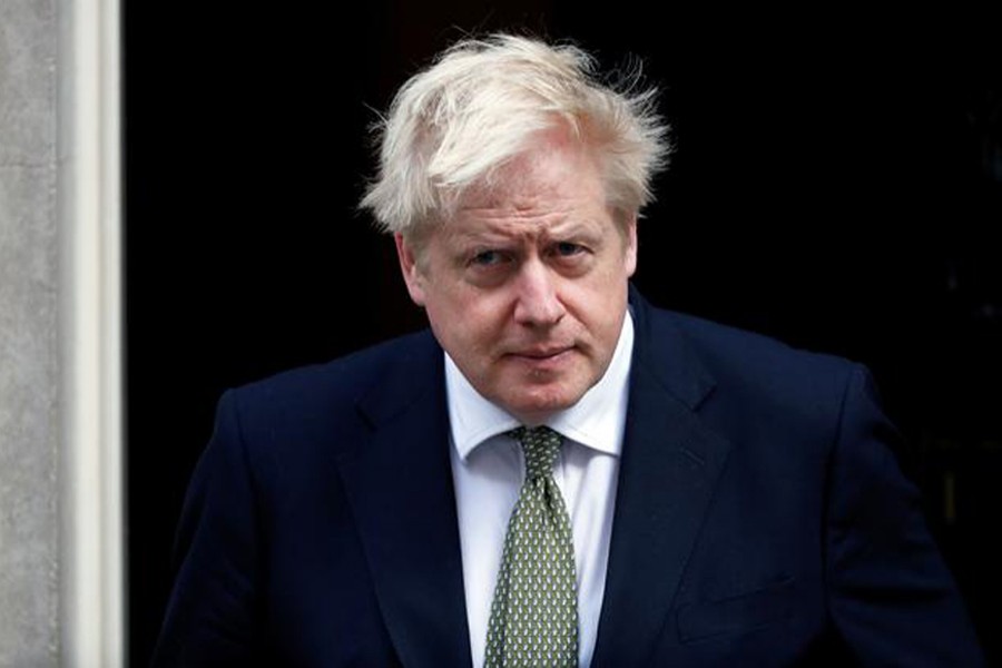 Britain's Prime Minister Boris Johnson seen outside Downing Street in London, Britain on October 22, 2020 — Reuters/Files