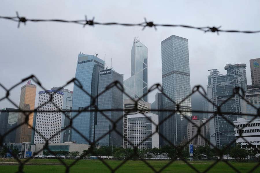 A general view of skyline buildings in Hong Kong on May 28 this year –Reuters file photo