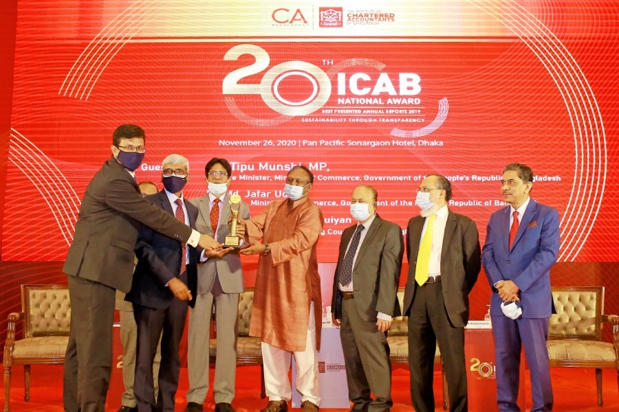 LankaBangla Finance wins ICAB National Award for best annual report