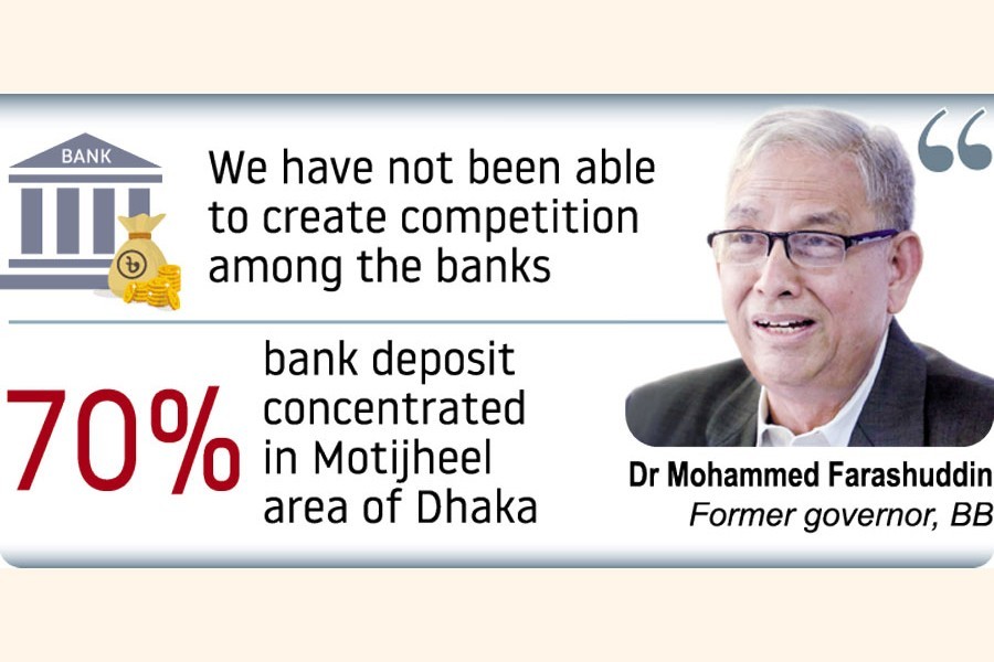 Bangladeshi banks see no competitive atmosphere, says ex-governor