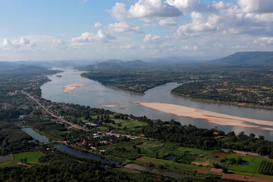 A view of the Mekong river bordering Thailand and Laos is seen from the Thai side in Nong Khai, Thailand, October 29, 2019. REUTERS/Soe Zeya Tun