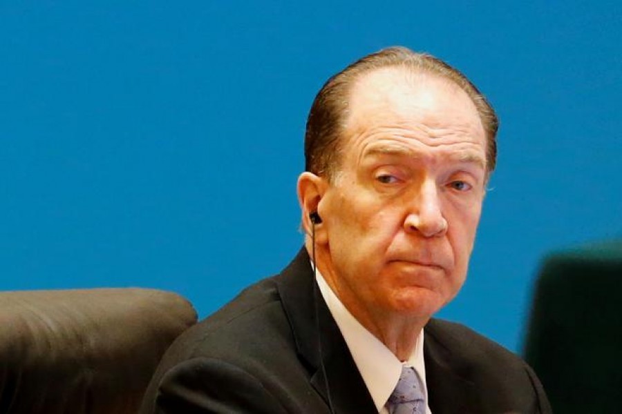 World Bank President David Malpass attends the "1+6" Roundtable meeting at the Diaoyutai state guesthouse in Beijing, China November 21, 2019. REUTERS/Florence Lo
