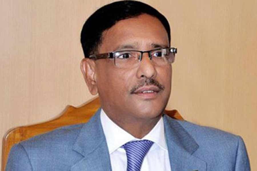 People reply to BNP’s falsehood over polls, Obaidul Quader says